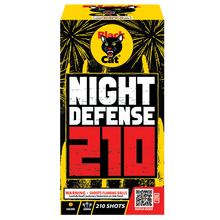 Night Defense 210-Shot XL Aerial Cake