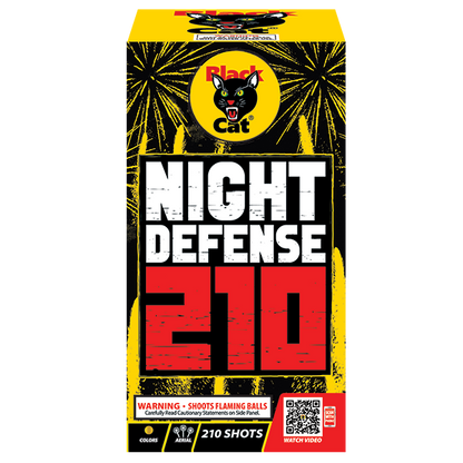 Night Defense 210-Shot XL Aerial Cake