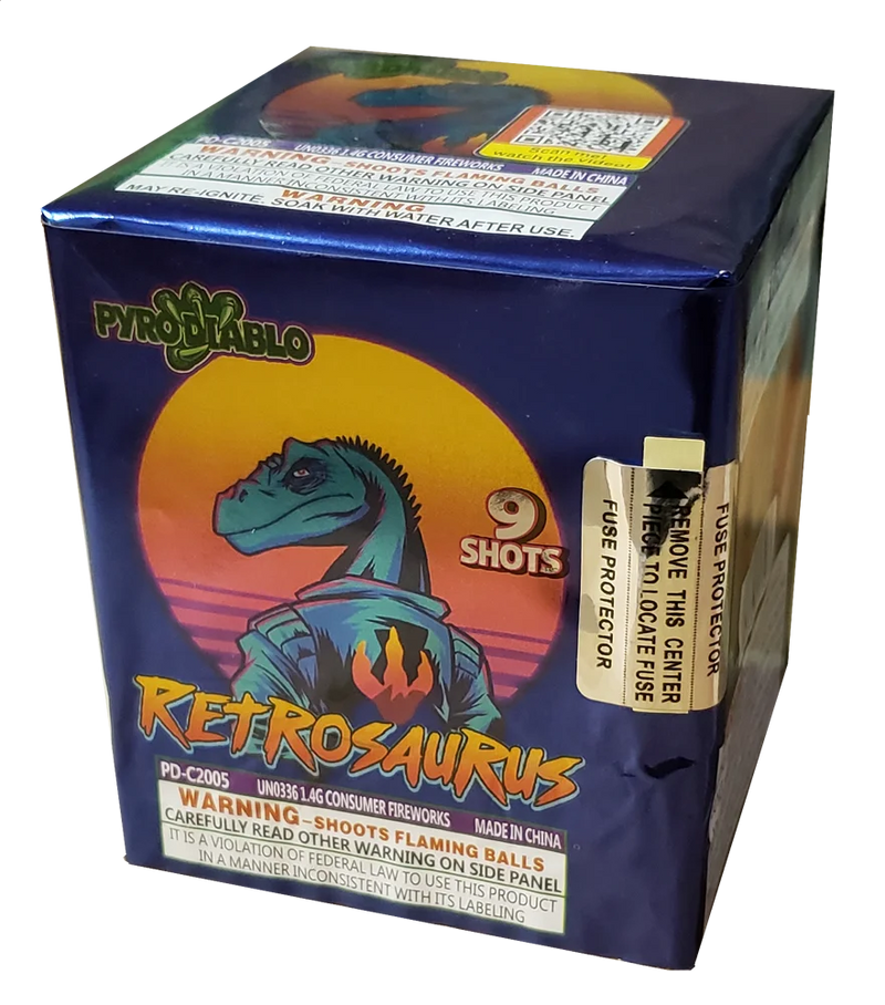 Retrosauris 9-Shot Standard Aerial Cake