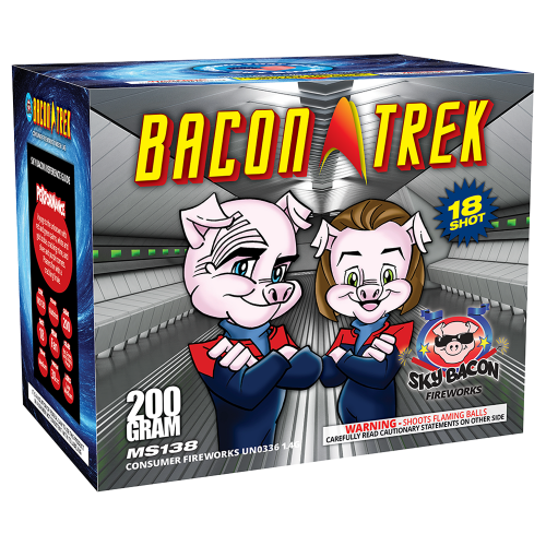 Bacon Trek 18-Shot Standard Aerial Cake