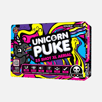 Unicorn Puke® 25 Disparos XL® Aerials