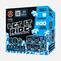 Let it Ride™ Pirotecnia aérea estándar de 25 disparos