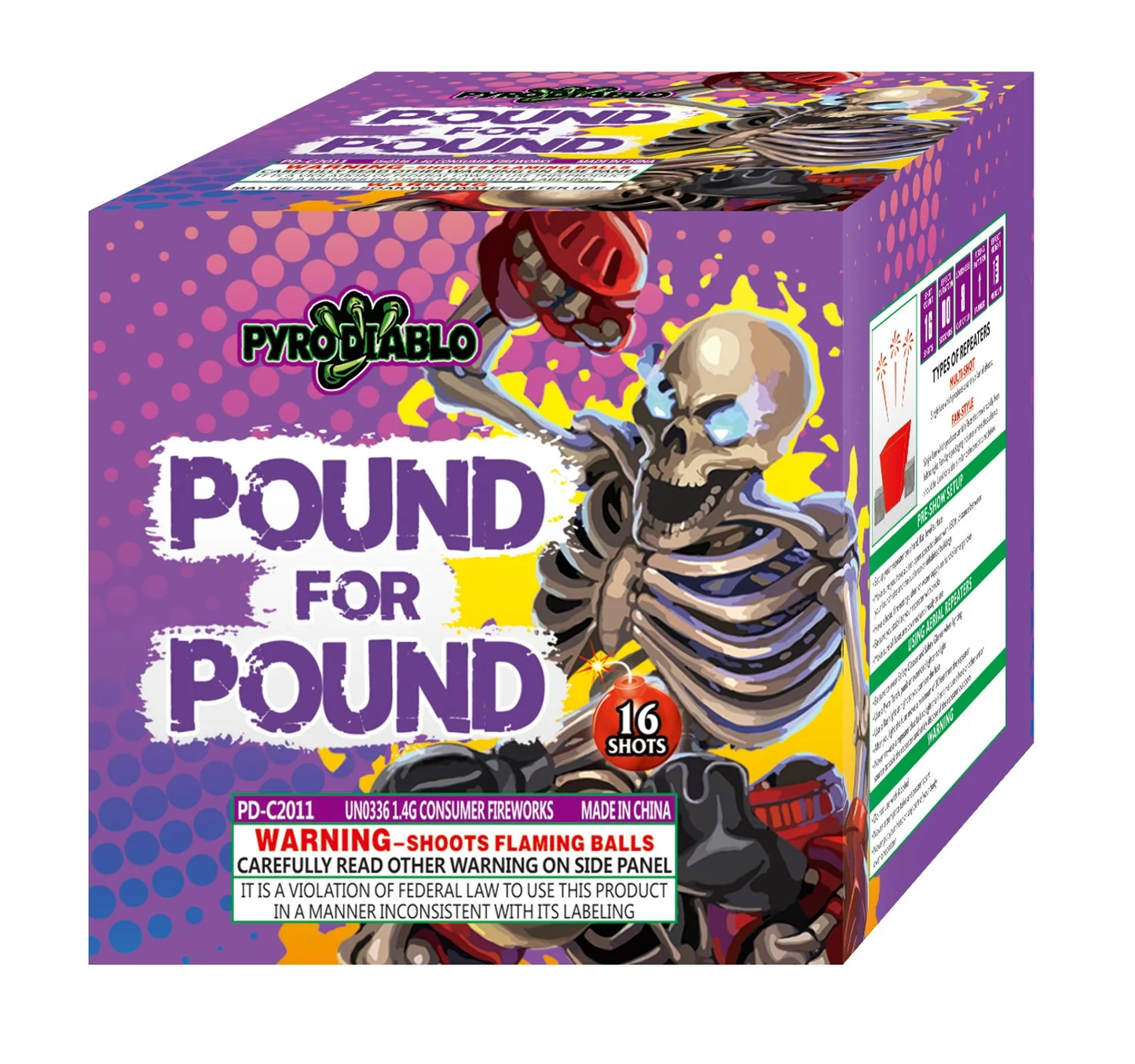 Pound for Pound 16-Shot Standard Aerial Cake