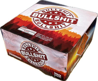 Pastel aéreo XXL "Bullshit" de 100 disparos