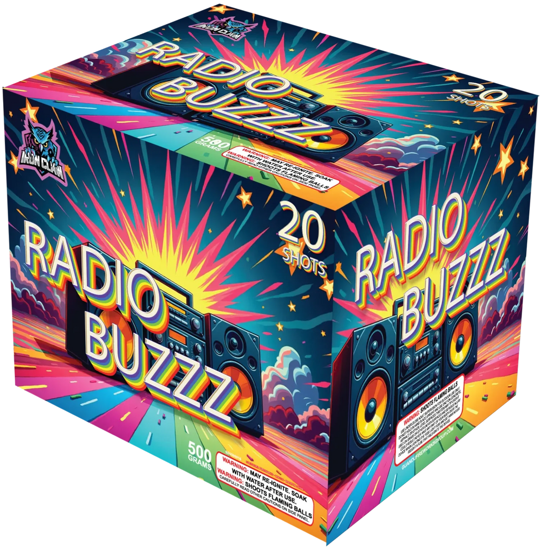 Radio Buzz 20-Shot XL Aerial Cake