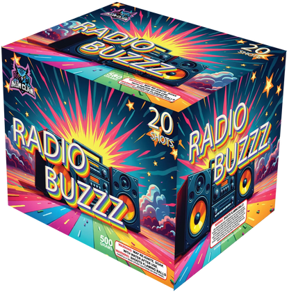 Radio Buzz 20-Shot XL Aerial Cake
