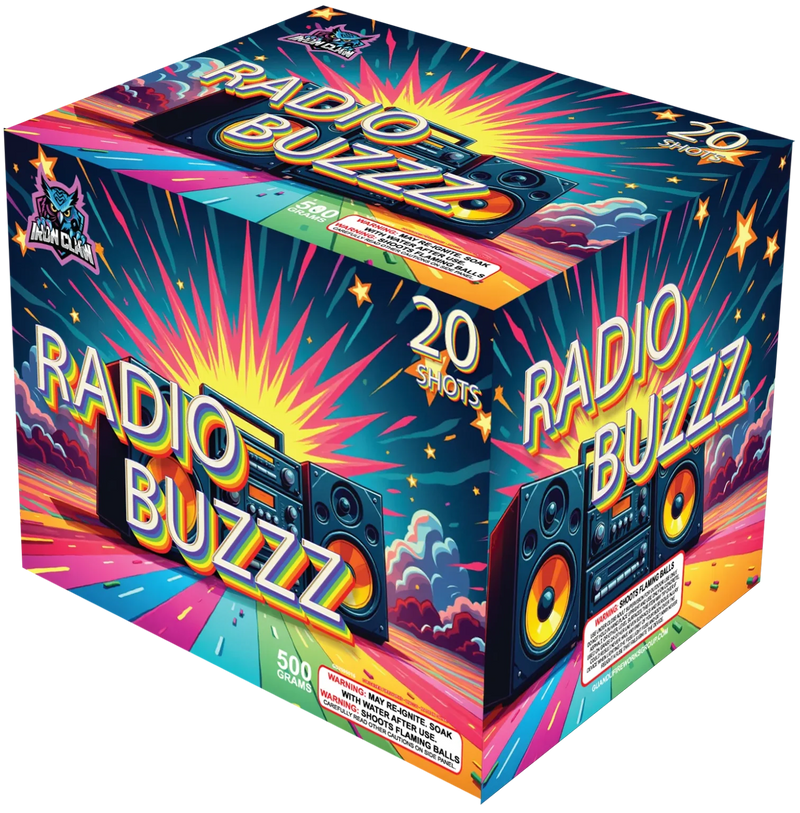 Radio Buzz 20-Shot XL Aerial Cake