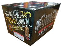 Brocade Crown Waterfall 30-Shot XL Aerial Cake