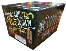 Brocade Crown Waterfall 30-Shot XL Aerial Cake