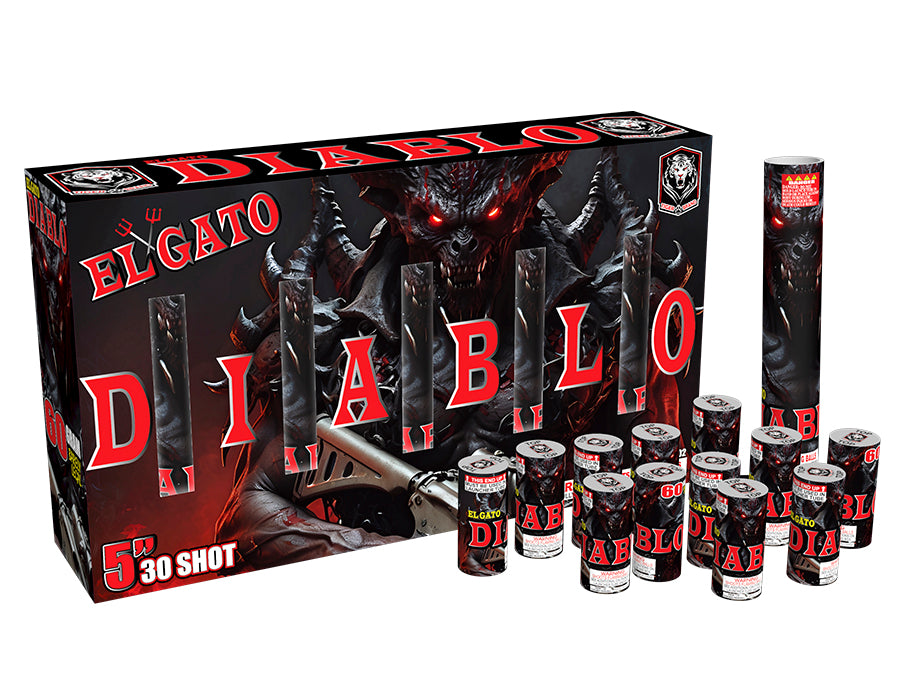 El Gato Diablo Kit de Proyectiles de Artillería de 5 pulg. y 30 Disparos