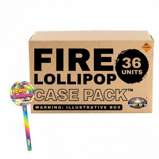 Fuente de mano Fire Lollipop | Caja Pack™ 36/1