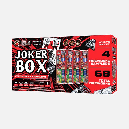 Joker™ Caja 370 Samplers® de fuegos artificiales