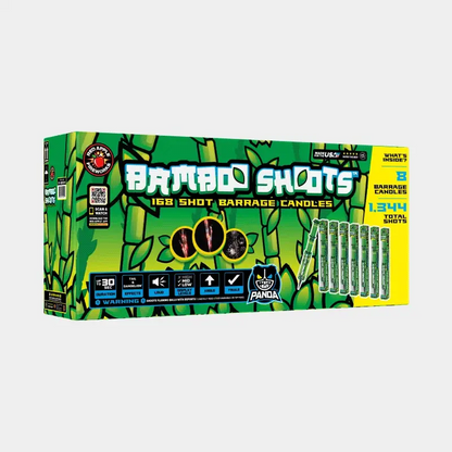 Bamboo Shoots™ 168 disparos de velas de barrido (estilo gatling)