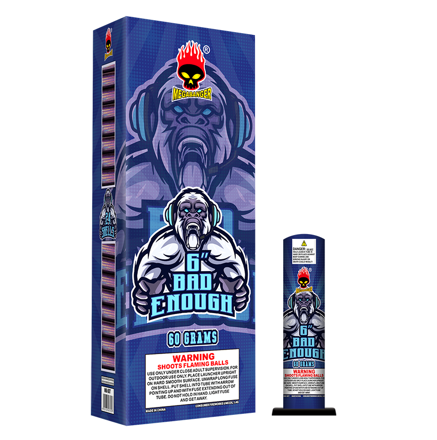 Bad Enough 6 in. 24-Shot Canister Shell Kit