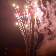 60mm RWB XL Star Mine (No Debris-200FT) iShot+Ematch Single Shot Pro-Line