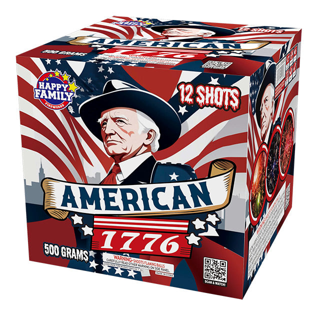 American 1776 12-Shot XL Aerial Cake