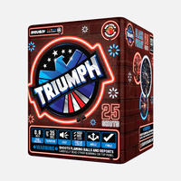 Black Friday Triumph® 25 disparos fuegos artificiales estándar