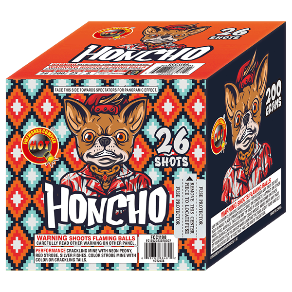 Honcho 26-Shot Standard Aerial Cake