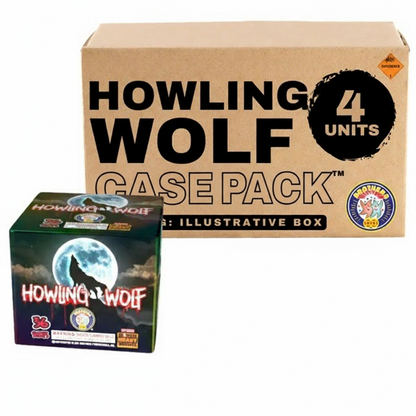 Howling Wolf 36-Shot XL Aerial Cake | Case Pack™ 4/1