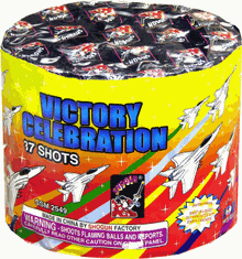 Victory Celebration 37-Shot Standard Aerial Cake