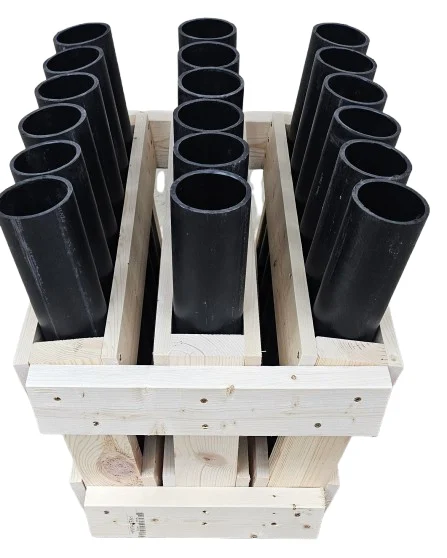 Great Lakes Mortar Racks™ 3 in. 18-Shot 1.3G Display Fan Rack