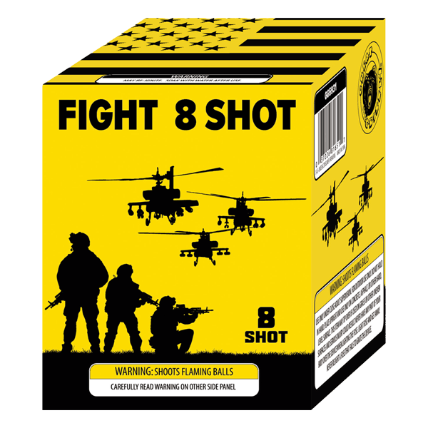 Tarta aérea estándar de 8 disparos Fight