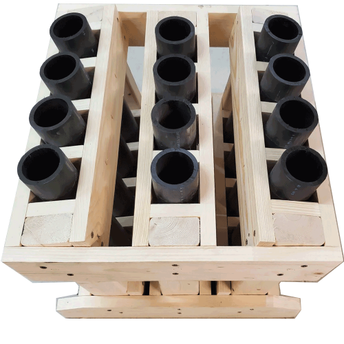 HDPE 12-Shot Rack Fan (4x3)