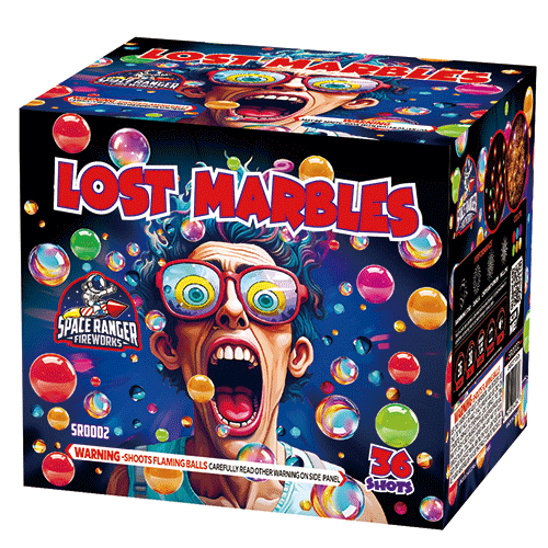 Lost Marbles 36-Shot Large Aerial Cake