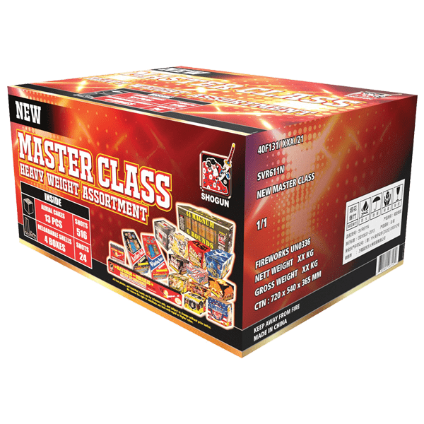 Master Class Case Fireworks Assortment