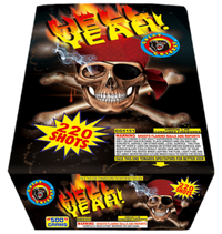 Hell Yeah! 220-Shot XL Aerial Cake