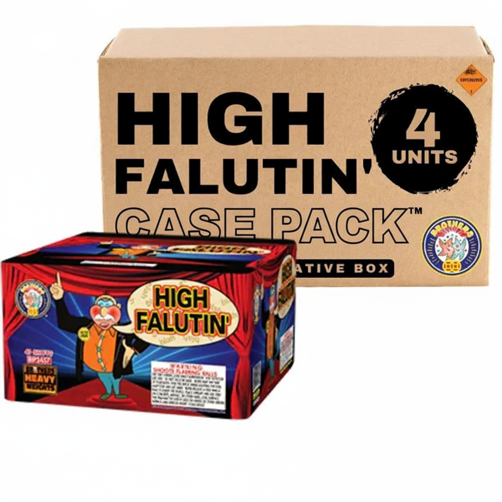 High Falutin 49-Shot XL Aerial Cake | Case Pack™ 4/1