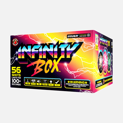 Pirotecnia aérea Infinity Box™ 56 disparos XL®