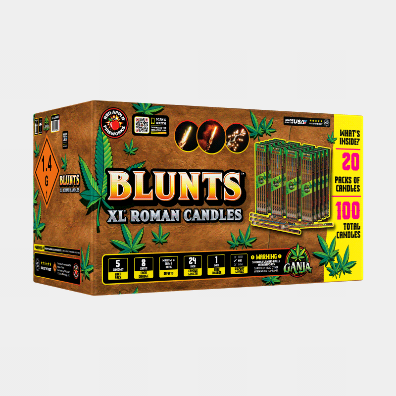 Blunts 8-Shot XL Roman Candle