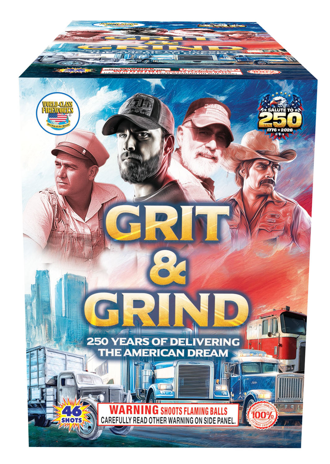 Grit & Grind 46-Shot XL Aerial Cake