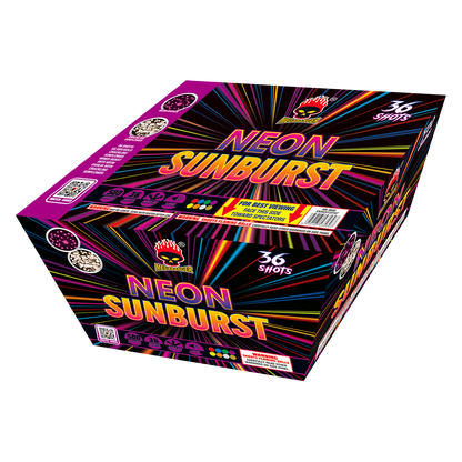 Neon SunBurst 36-Shot XL Aerial Cake