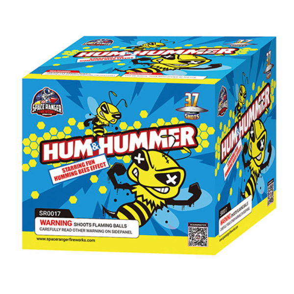 Hum & Hummer 37-Shot Large Aerial Cake