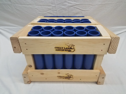 Great Lakes Mortar Racks™ 36-Shot Double Row Fan Rack