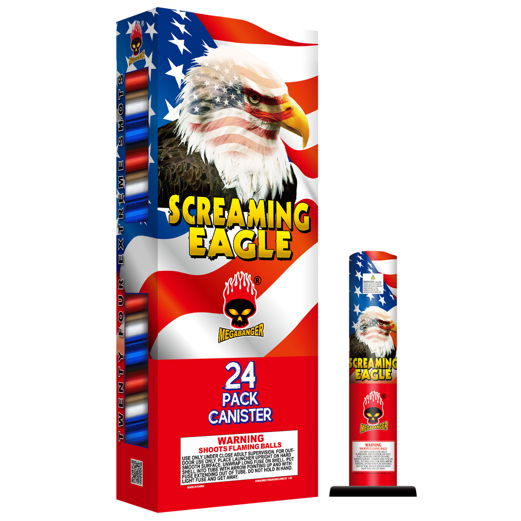 Screaming Eagle 4 in. 24-Shot Canister Shell Kit