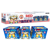 Red White & Brew 84-Shot XL Aerial Cake