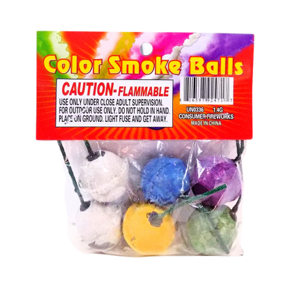 Color Smoke Balls Clay (6-Pack)