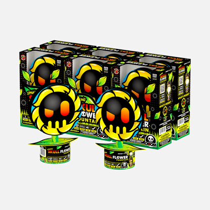 Spinning Skull Flower™ Fountains