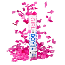 Gender Reveal Pink Confetti Cannon