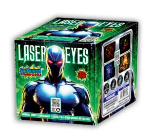 Laser Eyes 25-Shot Standard Aerial Cake