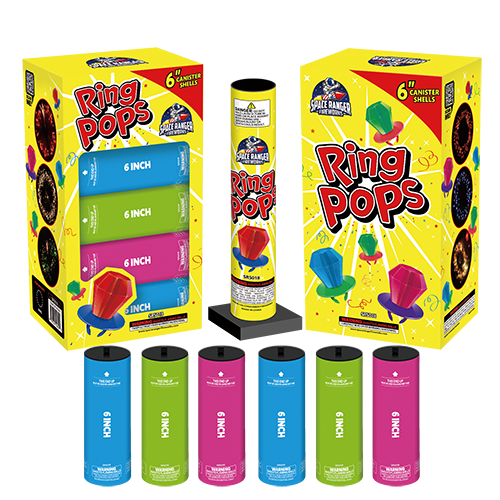 Ring Pops 6-Shot Canister Shells