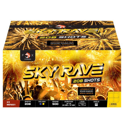 Sky Rave 208-Shot Aerial Assortment