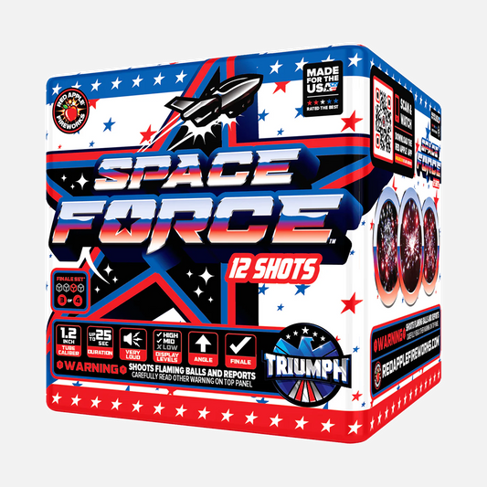 Set de fuegos artificiales aéreos Space Force® de 48 disparos®