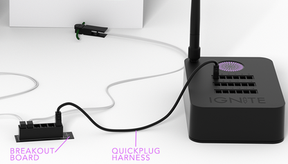 Placa de conexión Ignite y arnés Quickplug