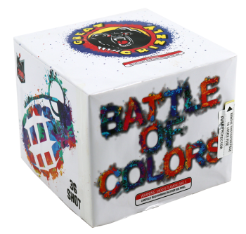 Torta aérea estándar de 16 tiros Batalla de Colores