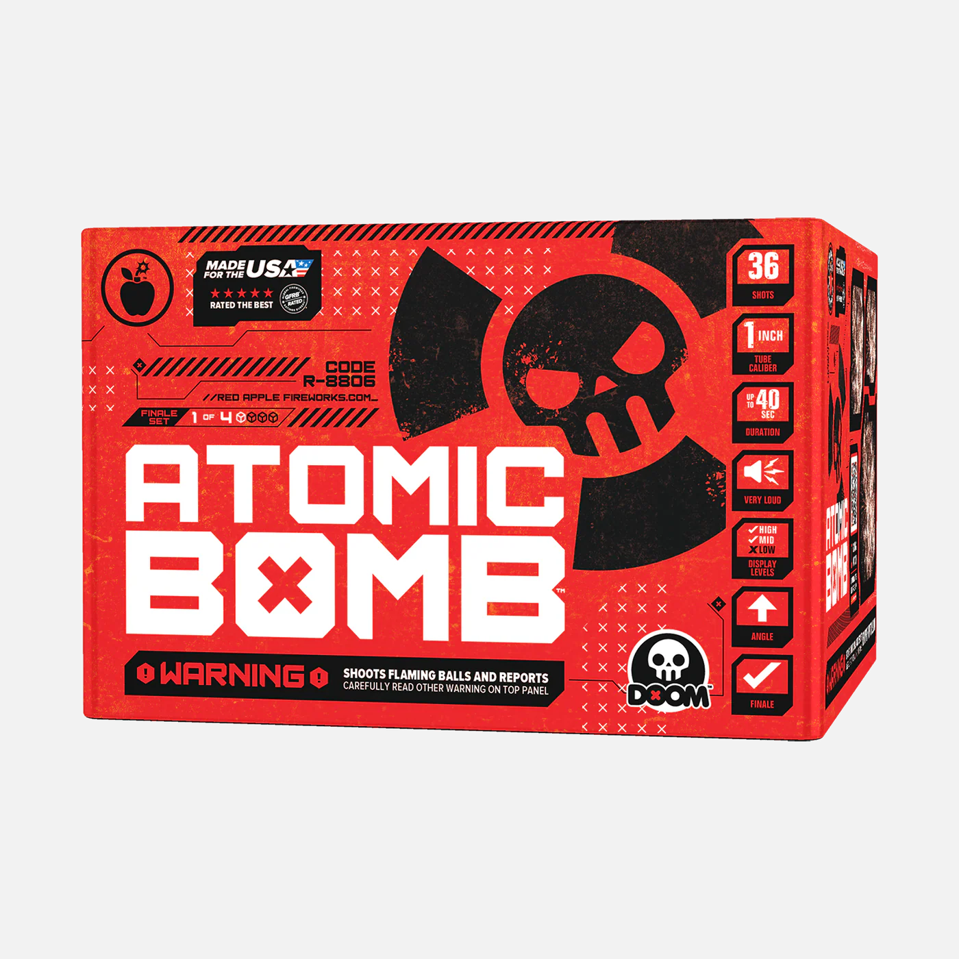Bomb Box 144-Shot XL Aerial Finale Set