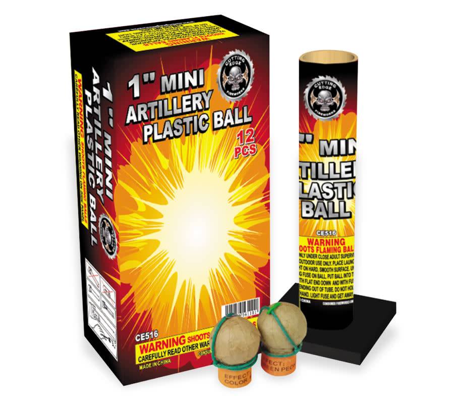 Mini Ball Shells 1 in. Mini Artillery 12-Shot Ball Shells – Elevated Fireworks